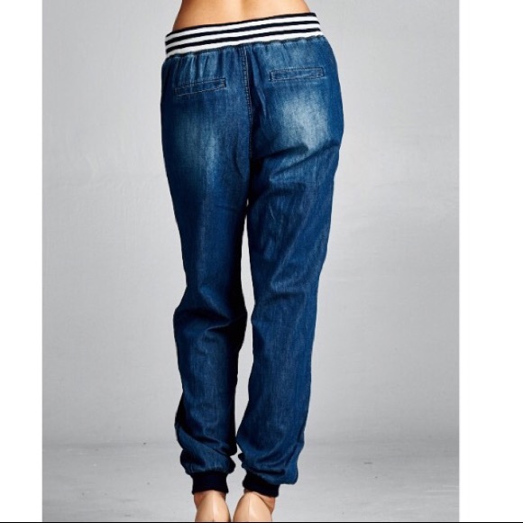 ◾️Jogger Denim Pants - Picture 2 of 3